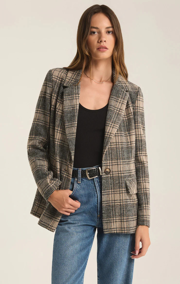 Kingston Relaxed Plaid Blazer | Z Supply