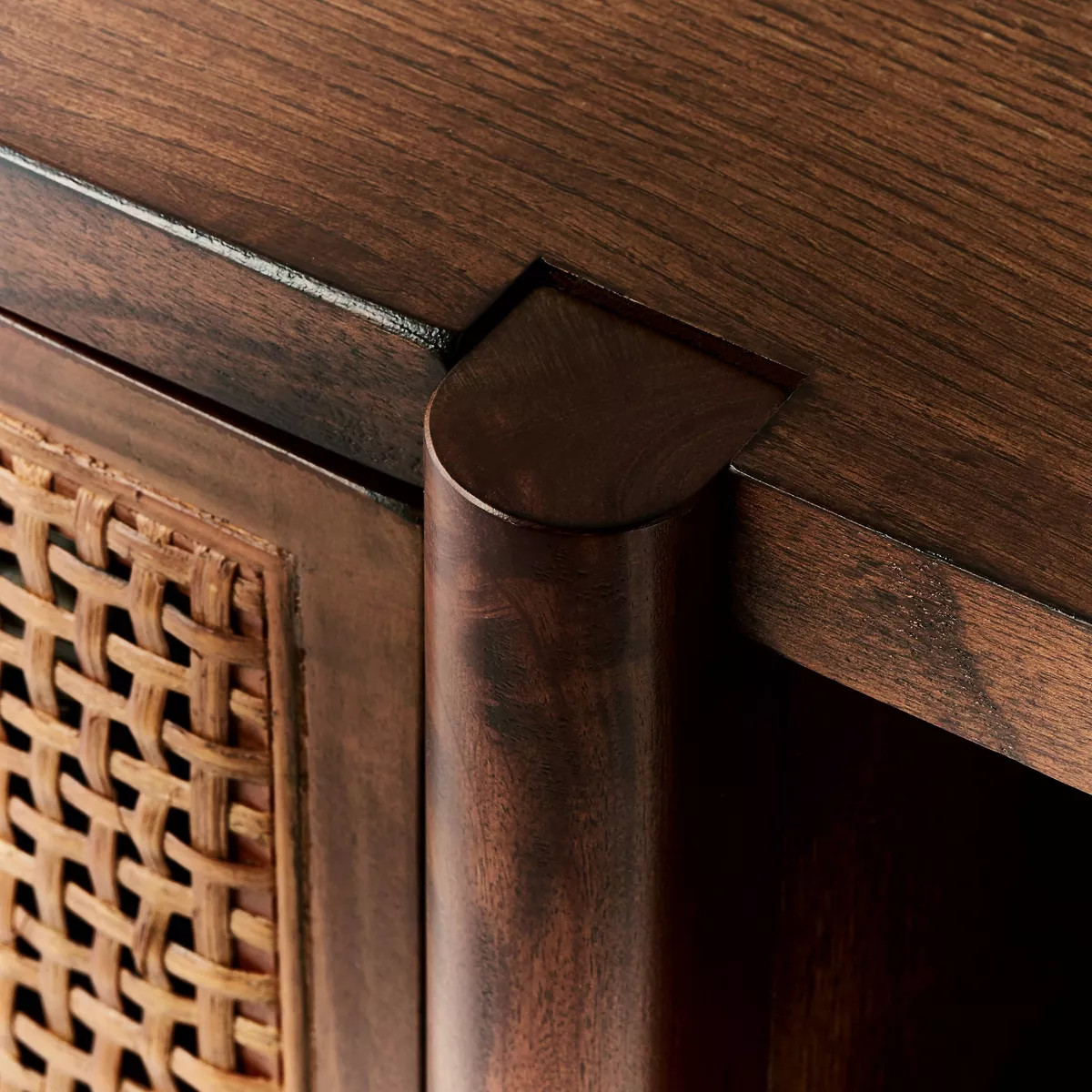 Portola Hills Caned Door Console with Shelves - Threshold™ designed with Studio McGee | Target