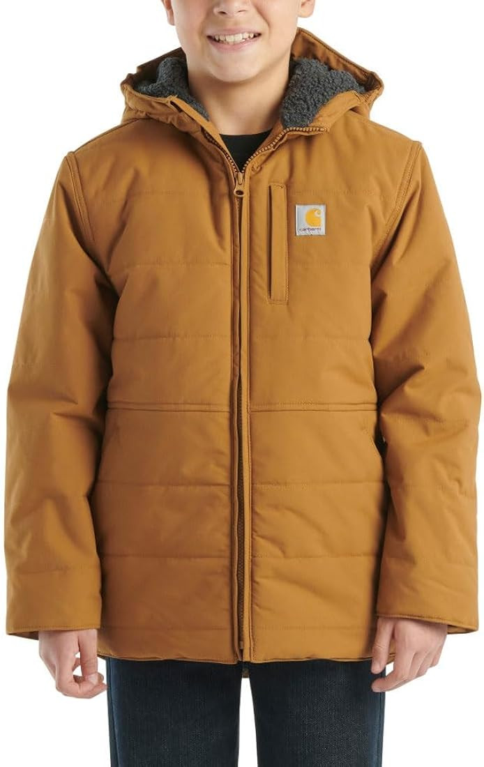 Carhartt Kid's CP8582 Montana Insulated Hooded Jacket - Boys | Amazon (US)