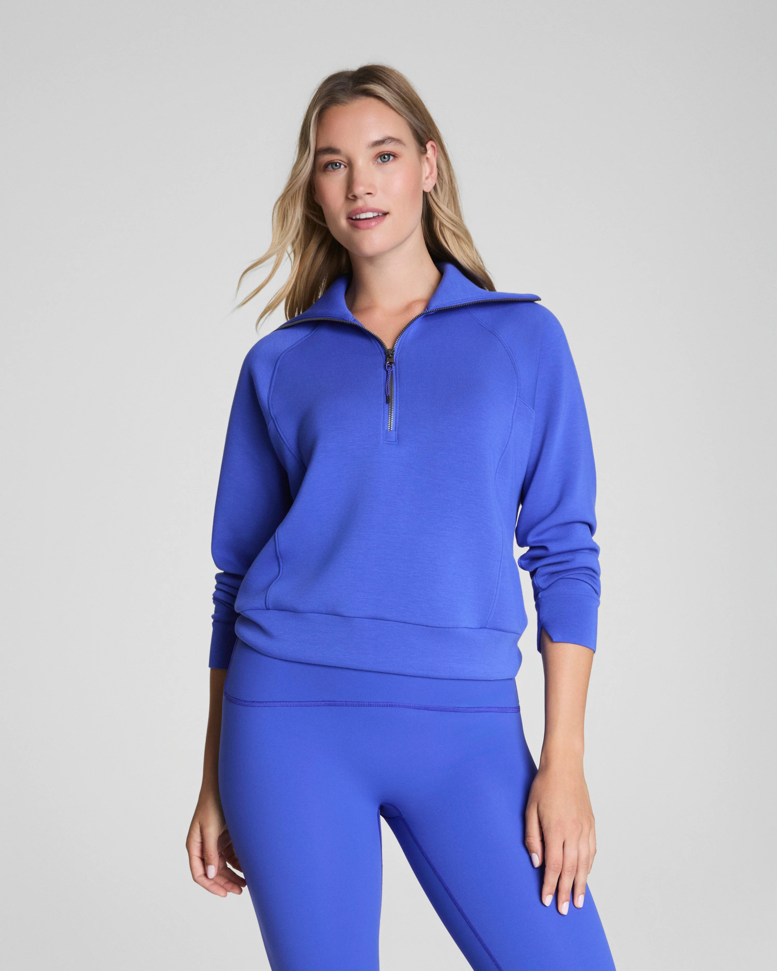 AirEssentials Lightweight Half Zip Sweatshirt | SPANX | Spanx