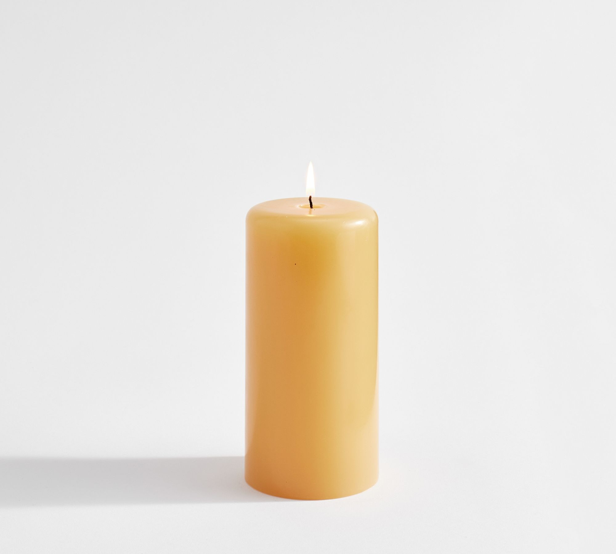 Modern Curved Pillar Candles | Pottery Barn (US)