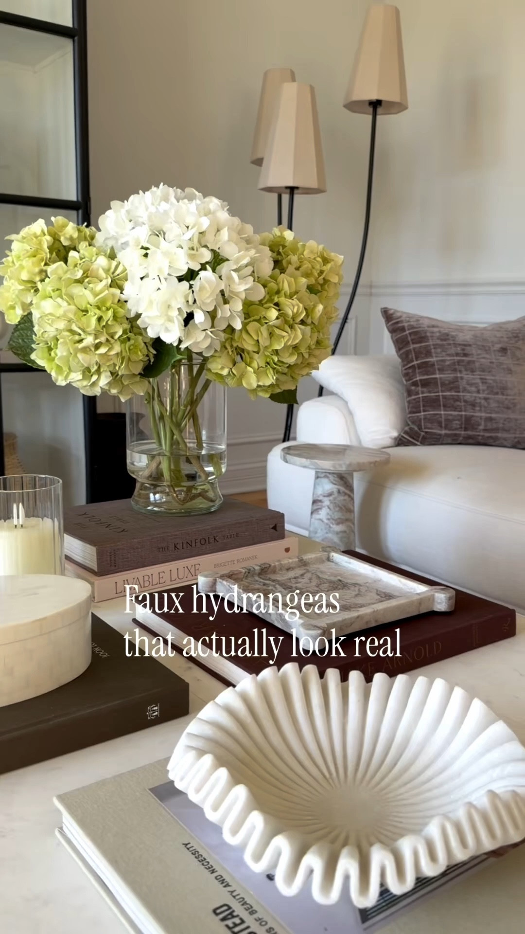 These faux hydrangeas look so real 🤍

One of the easiest ways to make a room feel finished is a simple vase of hydrangeas on a coffee table or kitchen counter. Sharing the ones I use along with the vase.

#LTKSaleAlert #LTKHome