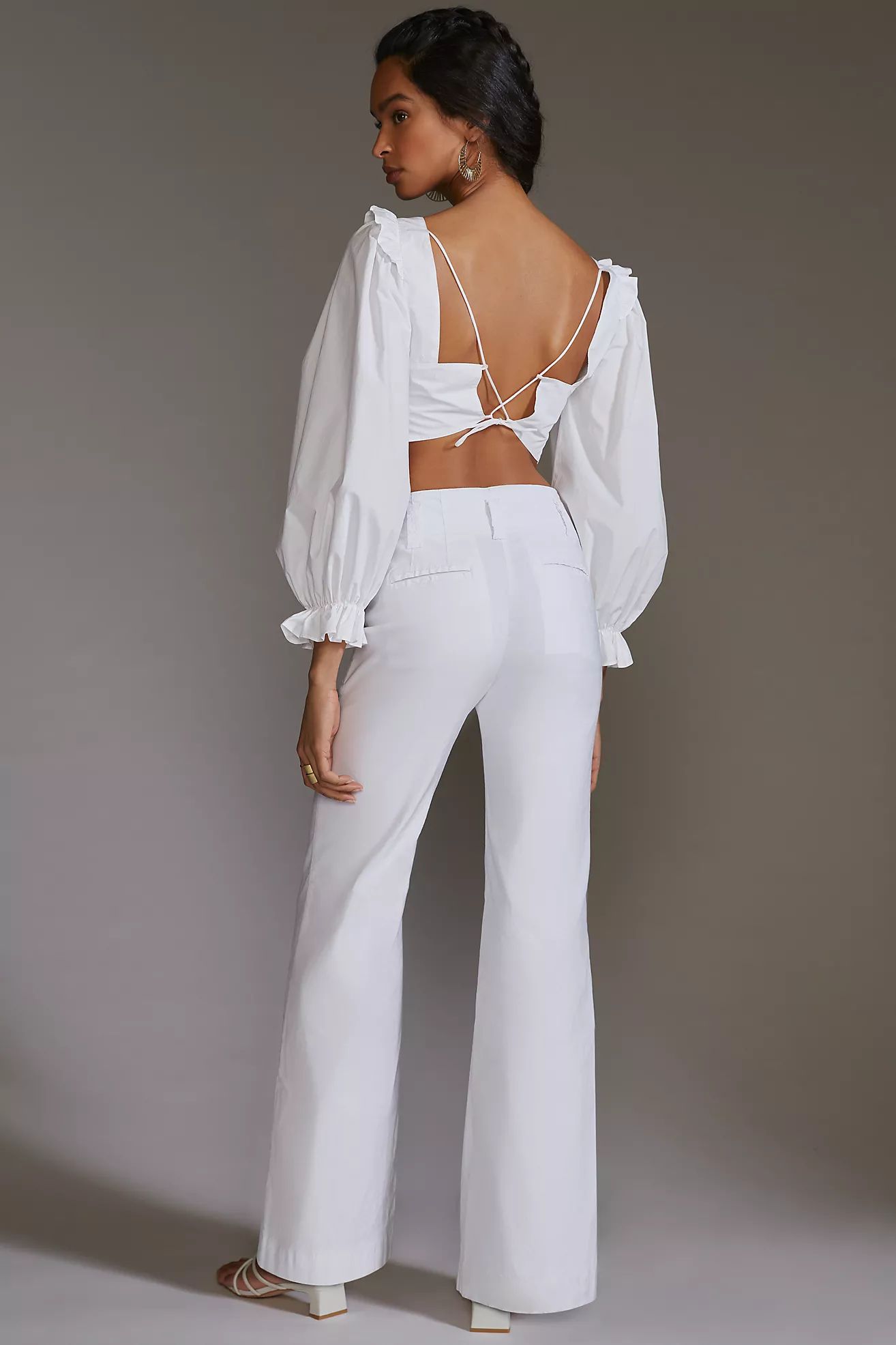The Naomi Wide-Leg Flare Pants | Anthropologie (US)