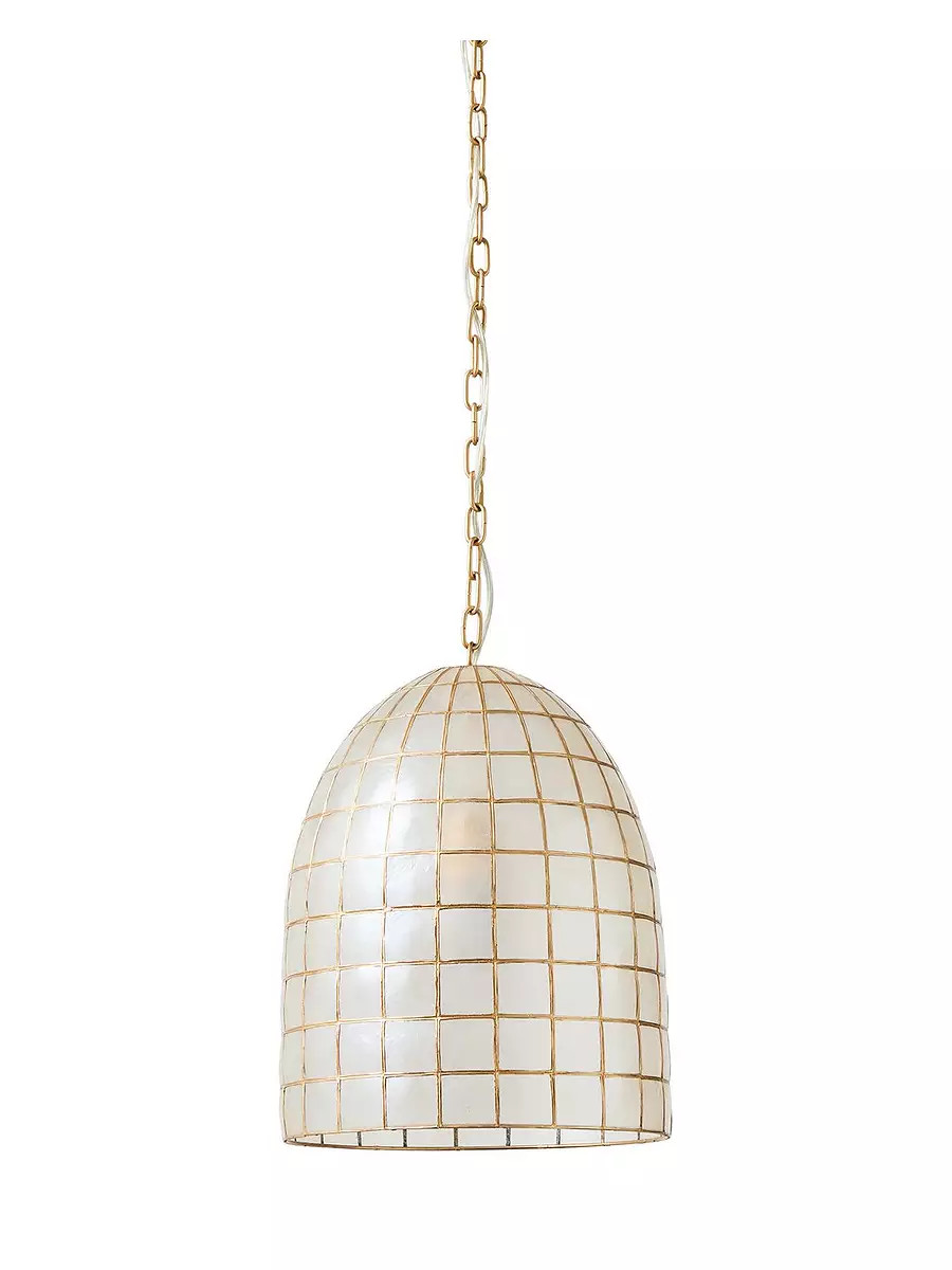 Capiz Tiled Pendant | Serena and Lily