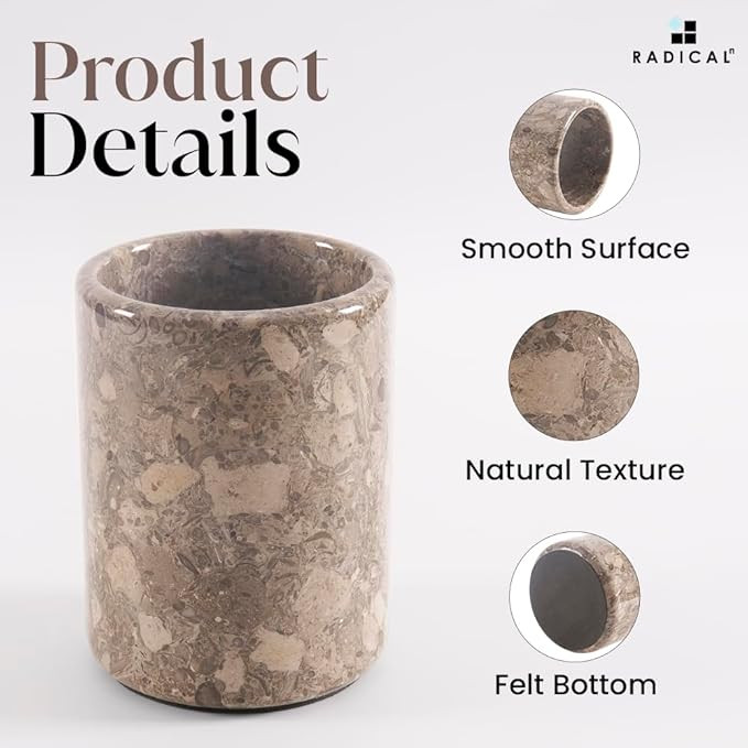 Radicaln Marble Wine Chiller Oceanic 6.5" Inches Handmade Beverage Cooler For Bar Accessories, Wi... | Amazon (US)