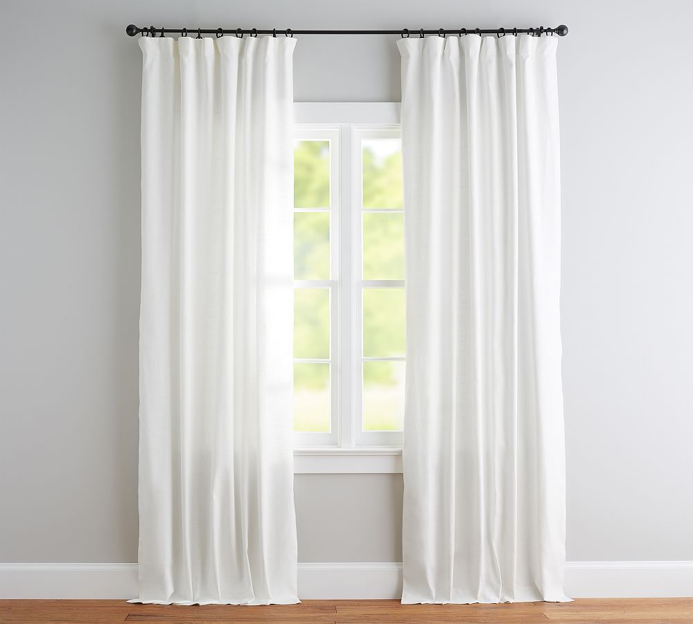 HomeSearch ResultsCustom Emery Linen Curtain - White | Pottery Barn (US)