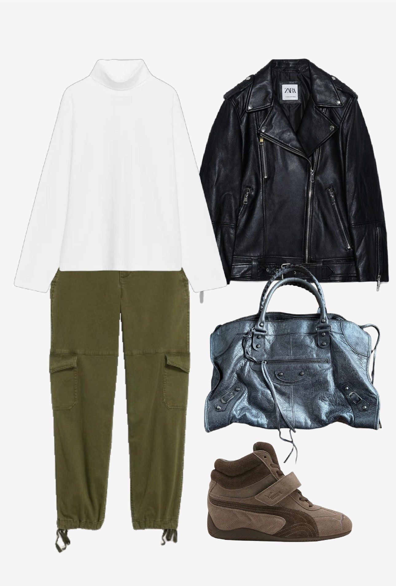 Puma speedcat wedge sneakers.
Bag is secondhand. 

#LTKOver40 #LTKootd