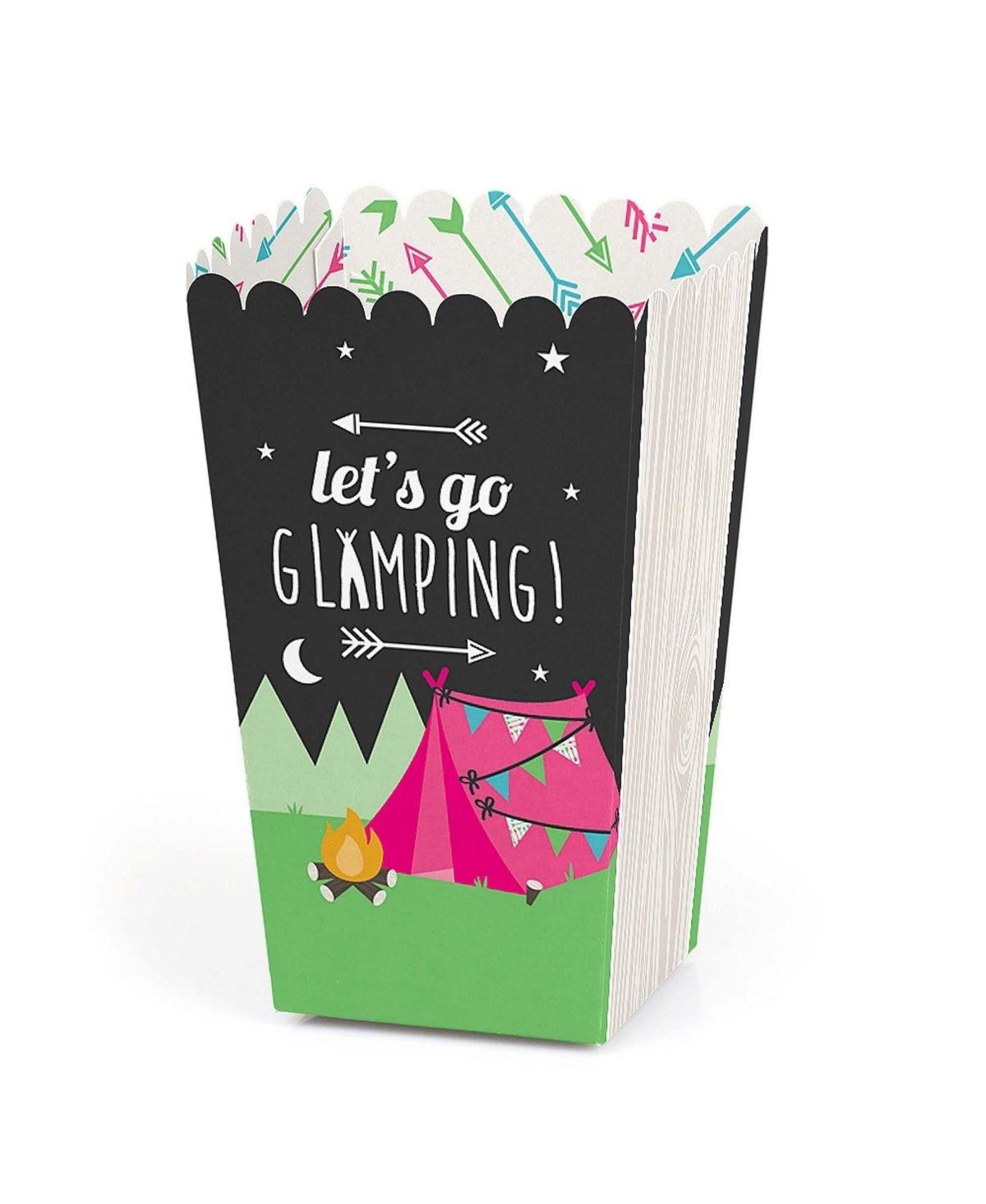 Big Dot of Happiness Let's Go Glamping - Camp Glamp Party or Birthday Party Favor Popcorn Treat Boxe | Macys (US)