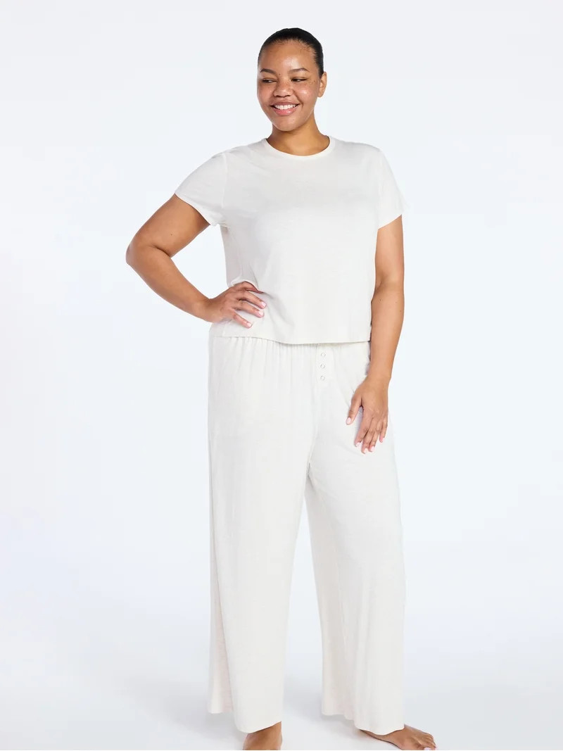 Joyspun Women’s Sleepwear Modal Pajama Long Pants, 30'' Inseam, Sizes S-3X | Walmart (US)