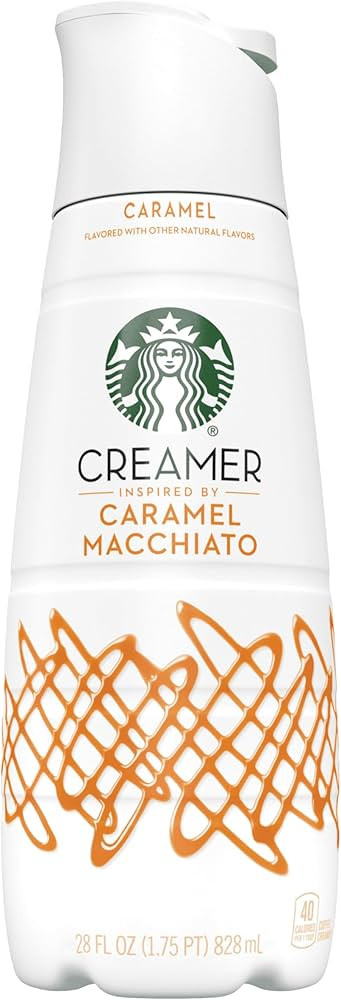 Starbucks Caramel Flavored Coffee Creamer, Inspired By Caramel Macchiato, 28 Fl Oz 28 fl oz | Amazon (US)