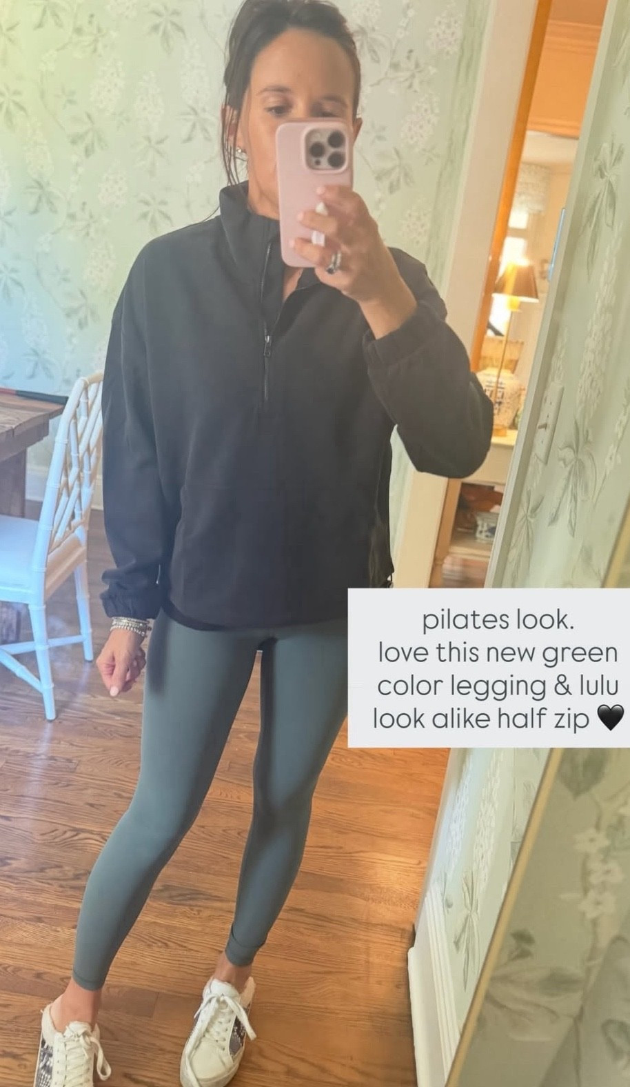 lululemon or amazon 👀👀 wearing XS in the pullover & XS in green leggings!!

#LTKActive #LTKFindsUnder50