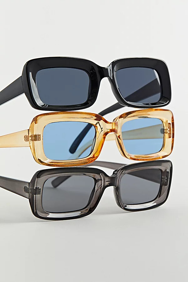 Linwood Rectangle Sunglasses | Urban Outfitters (US and RoW)
