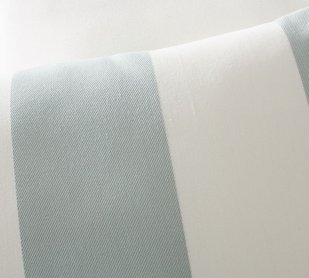 Classic Striped Outdoor Pillow | Pottery Barn (US)