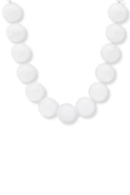 Julie Vos Portofino White Jade Beaded Necklace | The Willow Tree