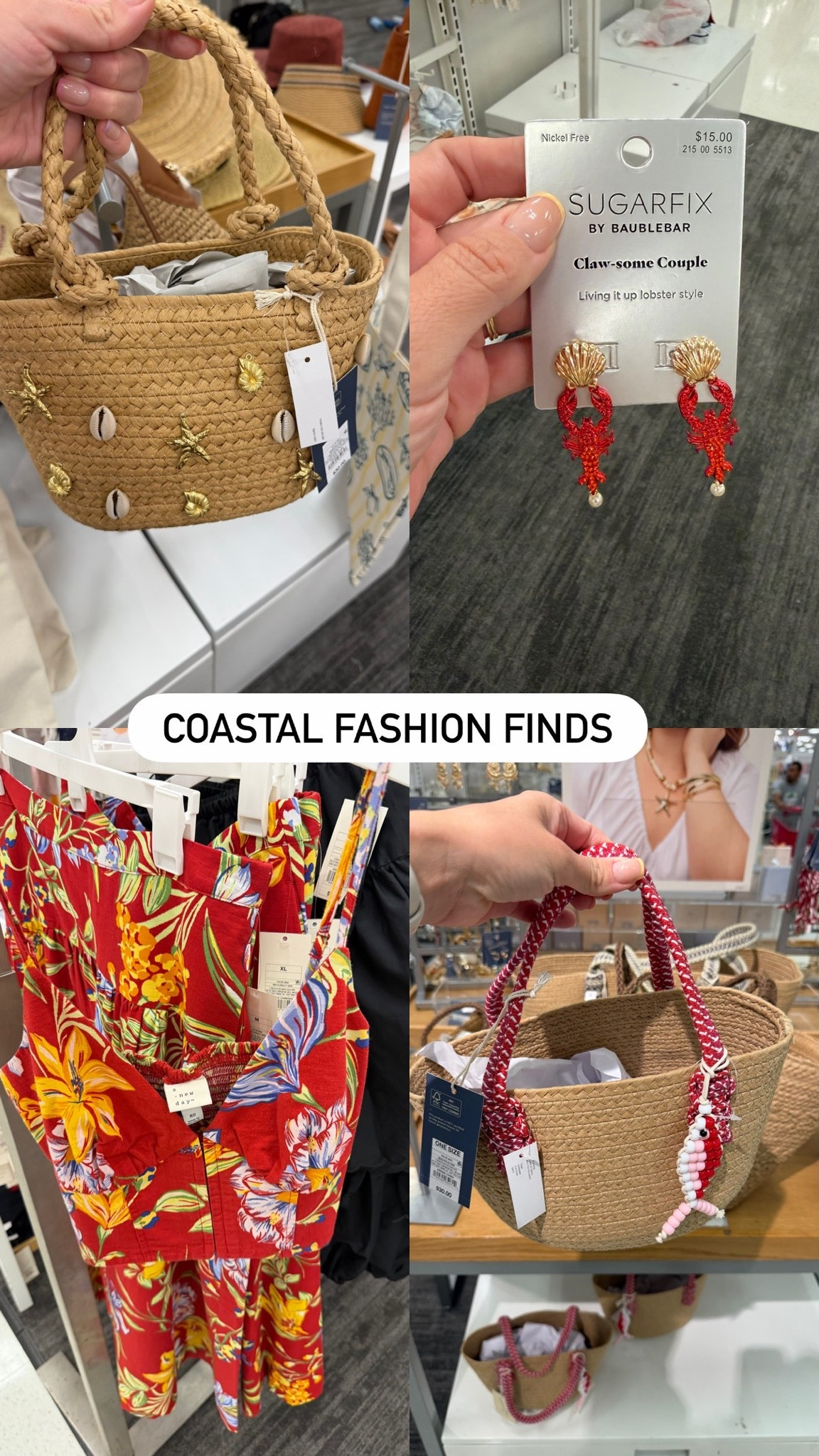 Feeling a little crabby—but making it fashion. 🦞✨ Loving these new coastal finds from Target! #target #targetstyles #coastalfashion #vacationoutfit #summeroutfit

#LTKmomlife #LTKTravel #LTKOver40