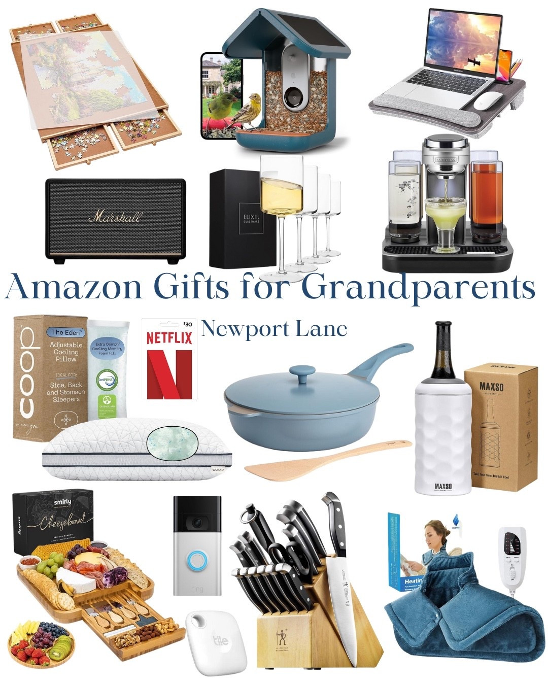 This Amazon gift roundup is spot-on for grandparents! It's got awesome ideas for the ones who love to cook and the ones who just need to chill out and relax.
gift guide for grandparents, christmas shopping, kitchen must haves, hostess tips, body massager, selfcare routine, smart home, wall decor

#LTKStyleTip #LTKHome #LTKGiftGuide