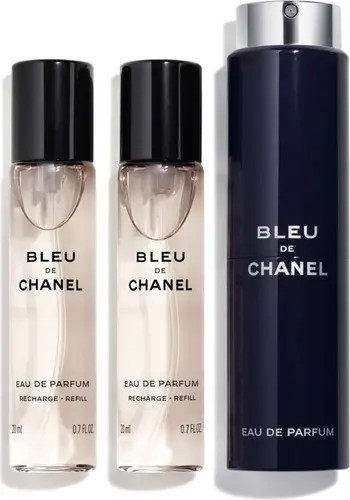 BLEU DE CHANEL EAU DE PARFUM POUR HOMME Refillable Travel Spray Set | Nordstrom