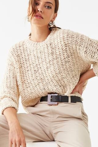 Chunky Open-Knit Sweater | Forever 21 (US)