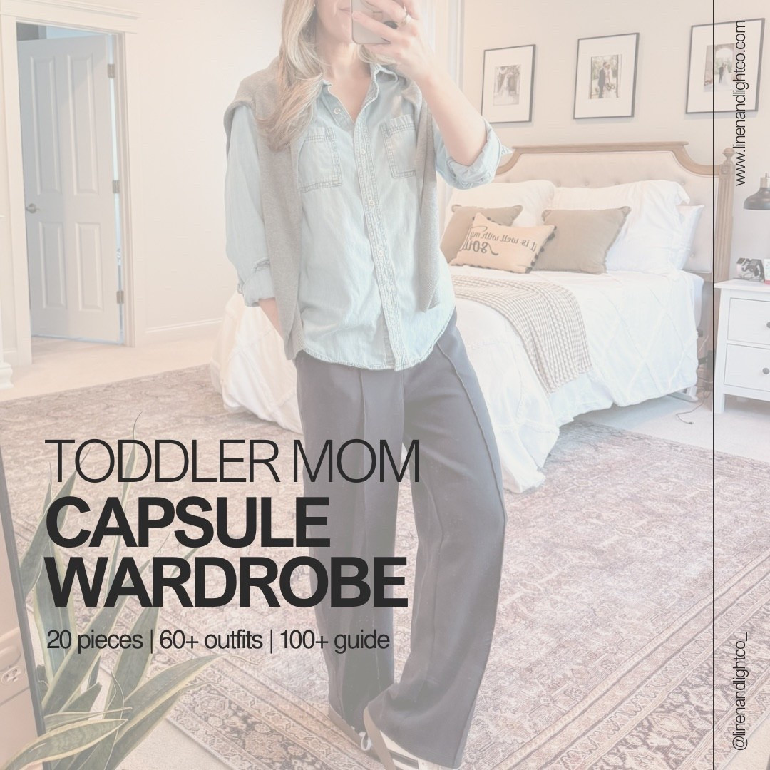 25% off this weekend  

If you’re a toddler mom, you know the mornings can feel like a sprint 🍼👟

That’s why I built a Toddler Mom Capsule Wardrobe — 20 mix-and-match pieces that make getting dressed the easiest part of your day.

Think: comfy but put-together outfits you can chase littles in, run errands, and still feel like you.
You’ll get outfit ideas, shoppable links, and styling tips — all inside my downloadable capsule guide.
✨ Available now in my Etsy shop — just search Linen & Light Co or tap the link in my bio to grab yours.
#MomStyle #CapsuleWardrobe #LTKFinds #LTKMomLife #EverydayStyle #FallCapsuleWardrobe #SimplifiedStyle #ClassicStyle #MomOutfits #LinenAndLightCo





#LTKmomlife #LTKSaleAlert #LTKootd