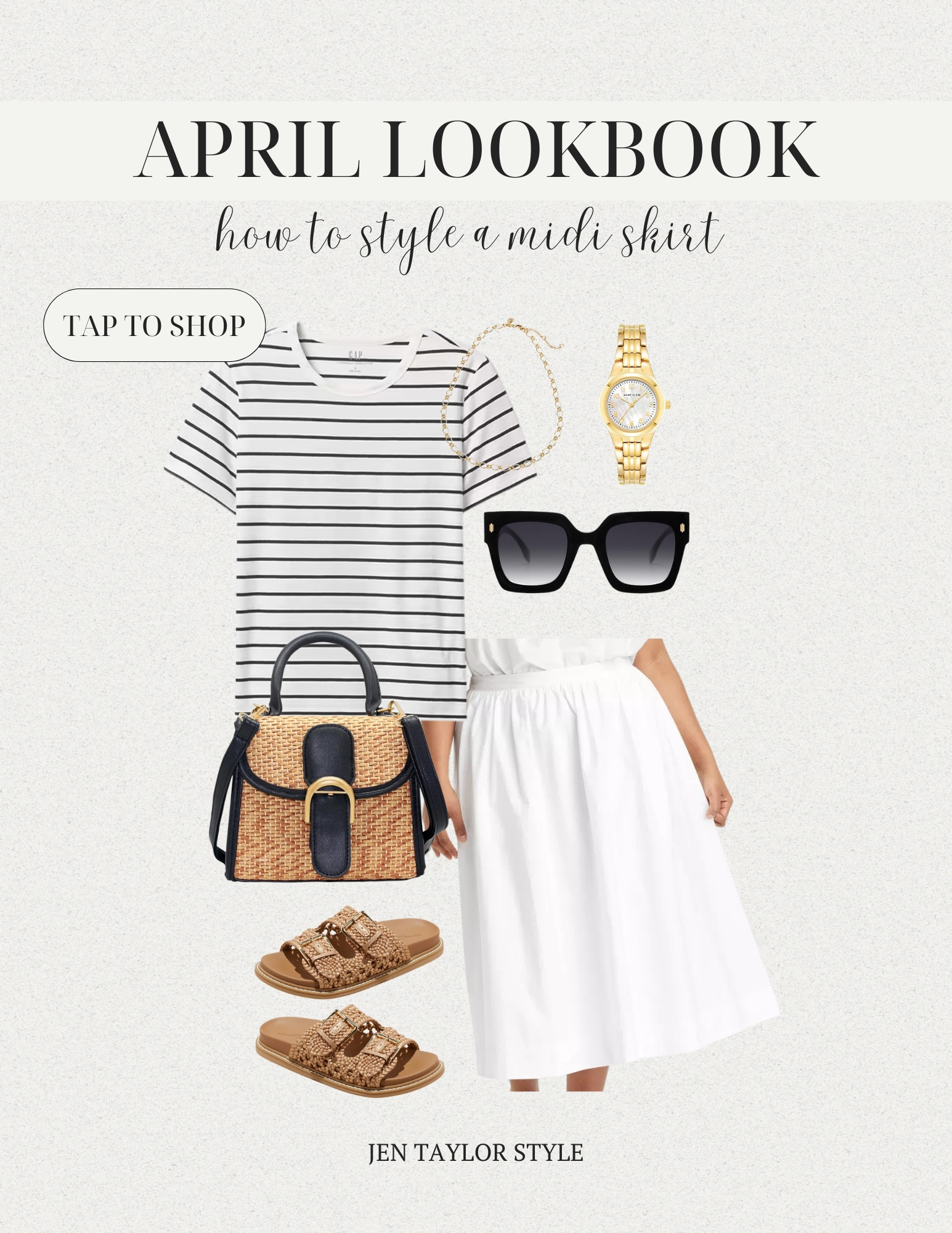 A white midi skirt is the perfect balance of polished and effortless, making it a staple for any wardrobe. 

#LTKPlusSize #LTKFindsUnder50 #LTKStyleTip