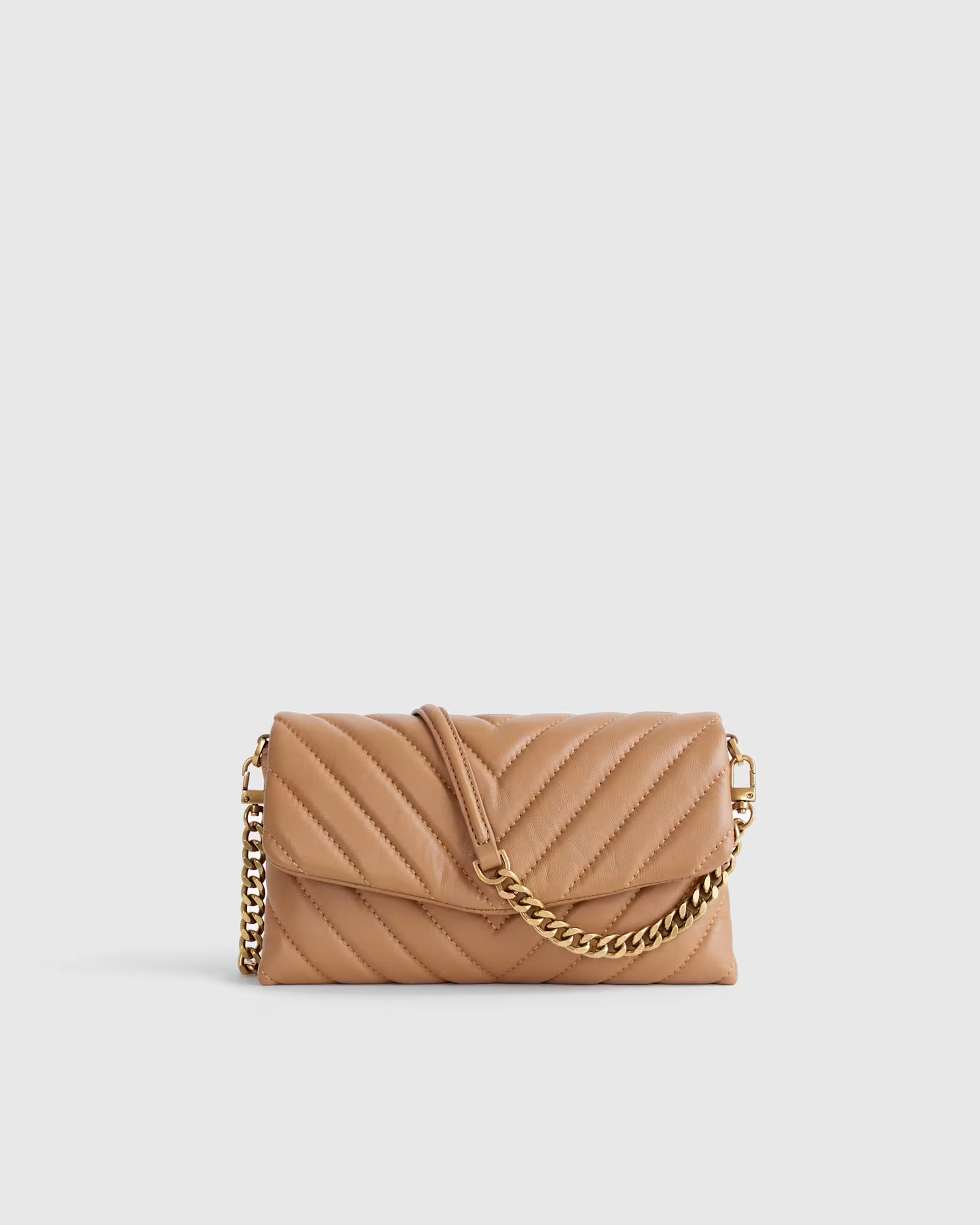 Italian Leather Quilted Wallet Crossbody | Quince