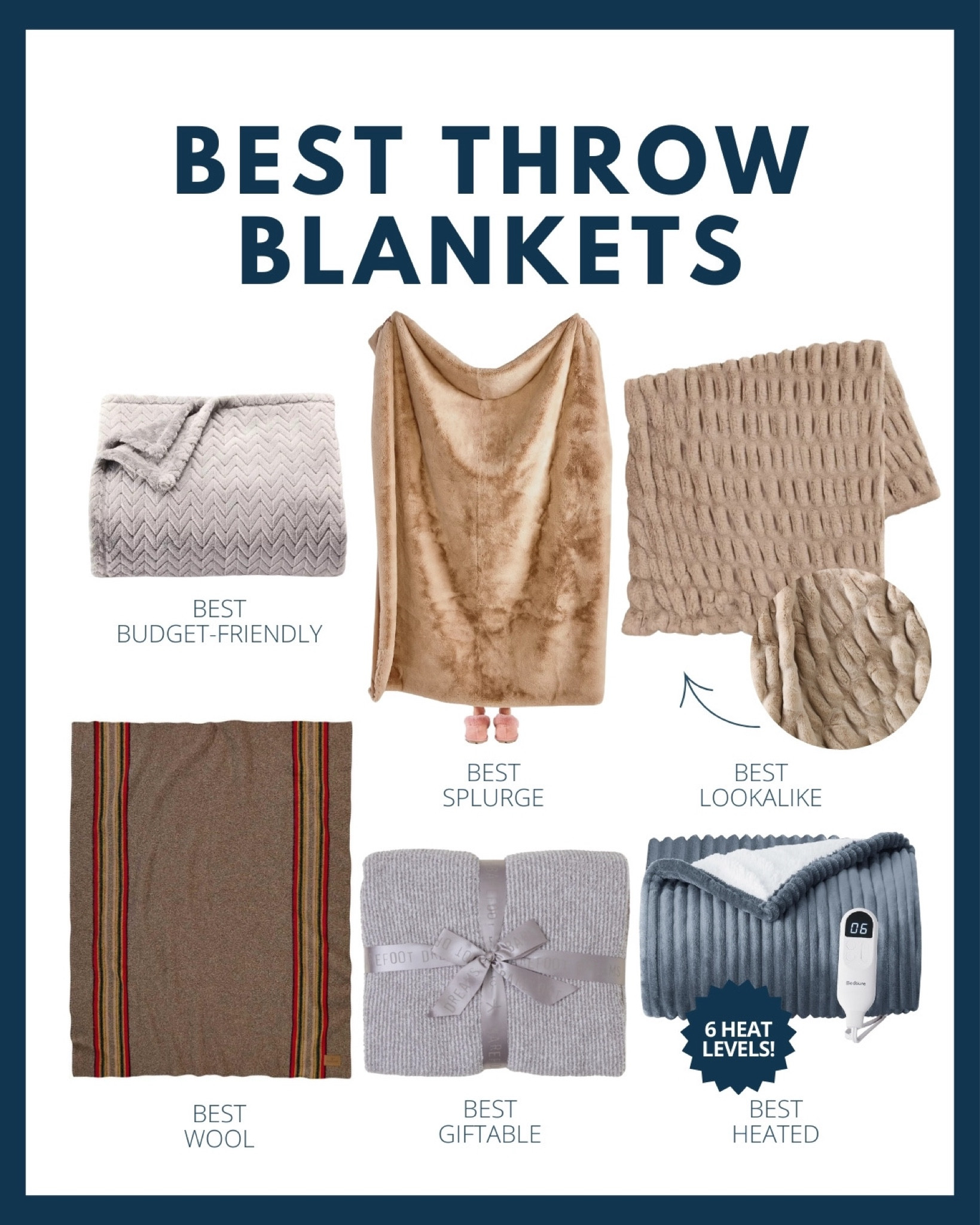 Shop our team tested best blankets to stay cozy this season! 😍 From under $15 to the best splurge-worthy - there is something for everyone! 

#LTKSeasonal #LTKGiftGuide #LTKHoliday