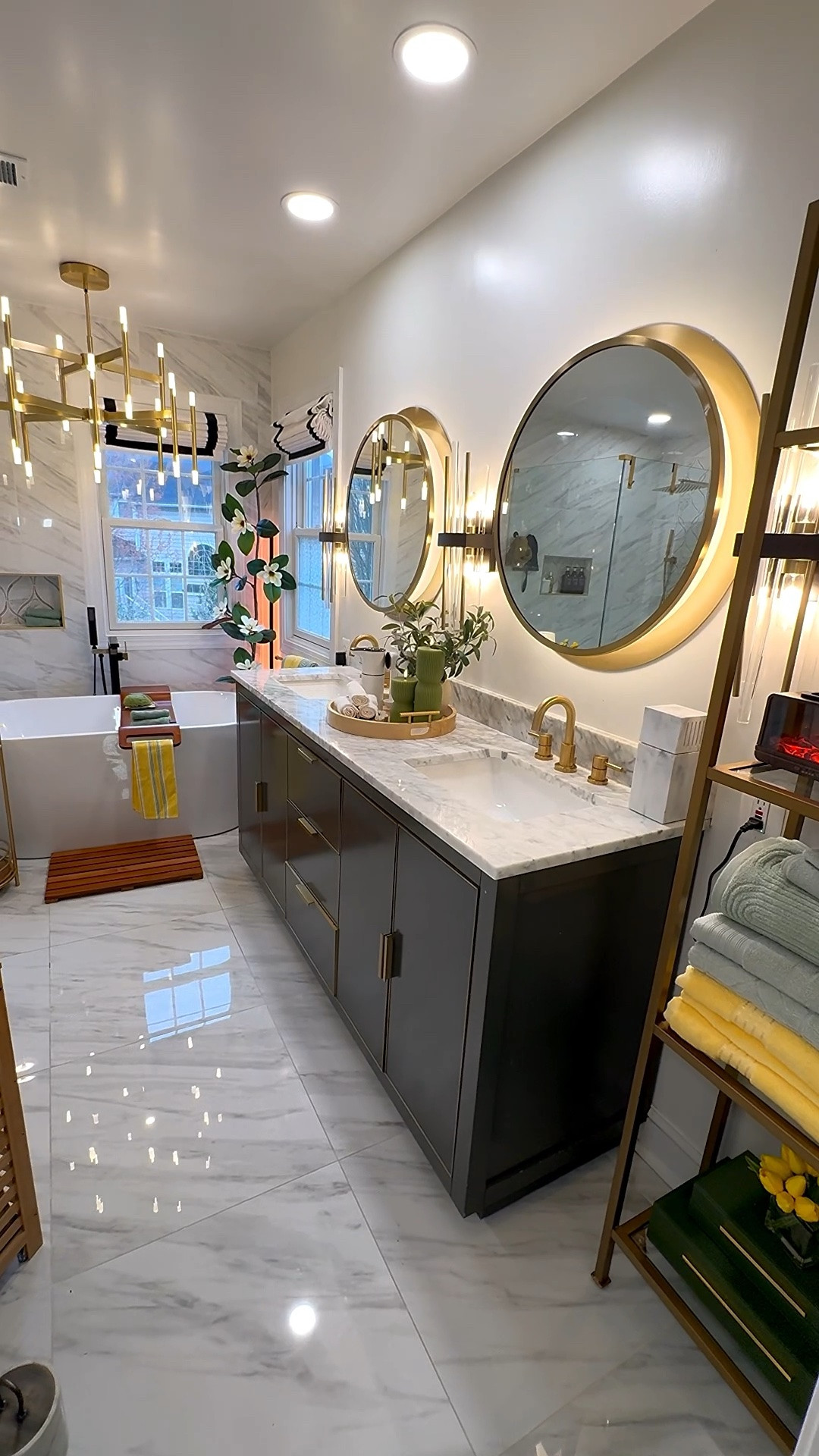 Wishing you a month filled with little moments that make you smile 🤍

Brought some of the yellow and green accents from my bedroom to my bathroom 💛At this point I’m just rotating decor from room to room 😅 Please tell me I’m not the only one moving decor around the house?! #bathroomdecor

#LTKSeasonal #LTKselfcare #LTKHome
