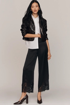 Reformation Carolina Silk Pants | Anthropologie (US)