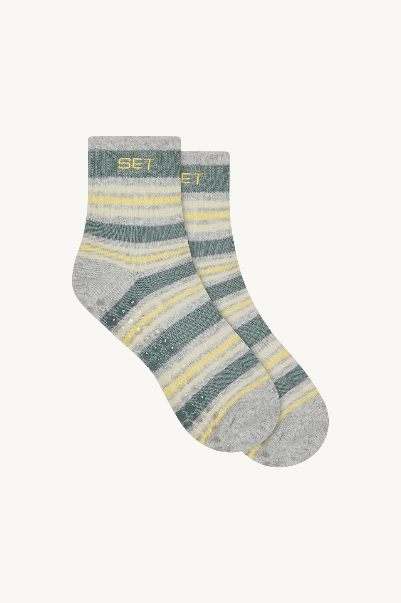 SET STRIPE SHORTY GRIP SOCKS - WASHED | SET Active