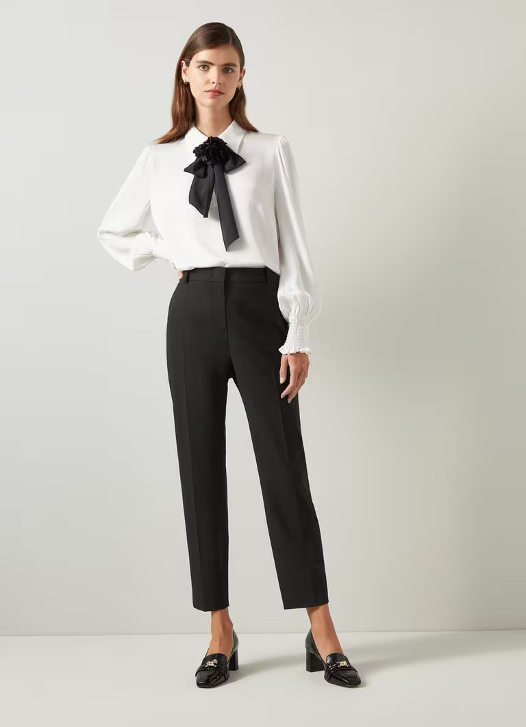 Mariner Black Cigarette Leg Trouser | L.K. Bennett (UK)