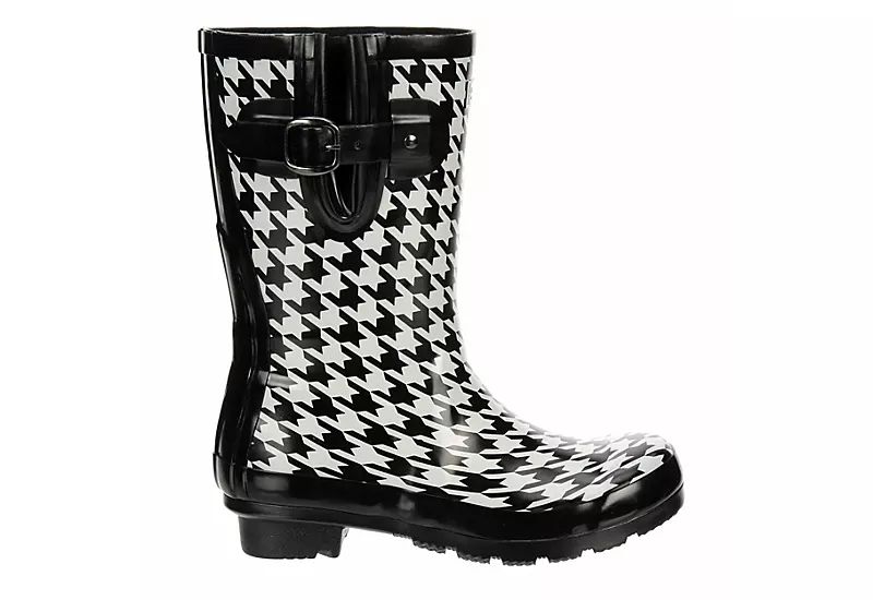 London Fog Womens Tally Rain Boot - Black | Rack Room Shoes