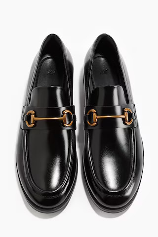 H & M - Loafer mit Metallschnalle - Schwarz - Herren | H&M (DE, AT, CH, NL, FI)