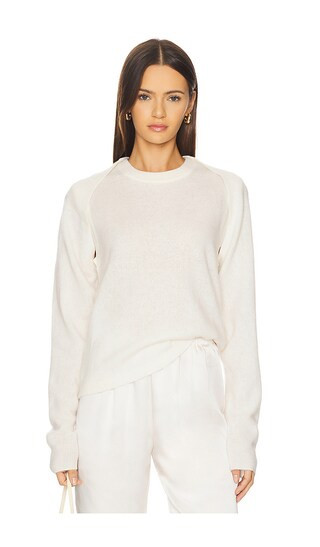 Coastal Cashmere Convertible Sweater in White | Revolve Clothing (Global)