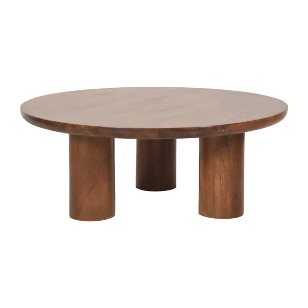 Brown 13"H Scandinavian Coffee Table with Mango Wood Construction and Storage for Stylish and Fun... | Wayfair Professional