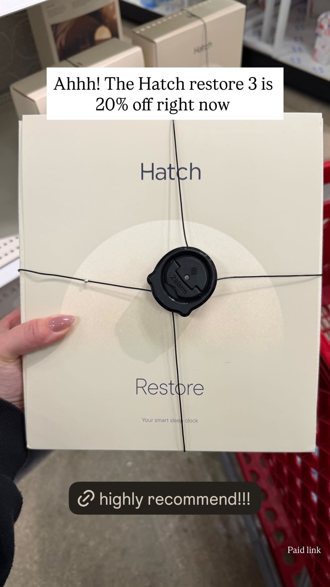 Ahhh! The Hatch restore 3 is 20% off right now at target! Such a great investment if you struggle with falling asleep/waking up! The most customizable alarm clock

#LTKdayinmylife #LTKSaleAlert #LTKSpringSale