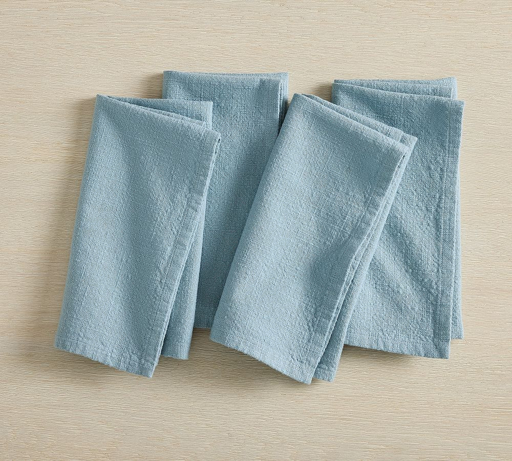 Organic Cotton Casual Napkins - Set of 4 | Pottery Barn (US)