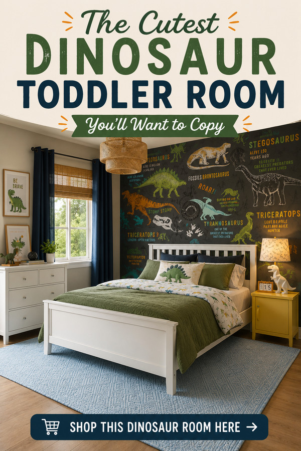 Looking for the perfect dinosaur toddler room