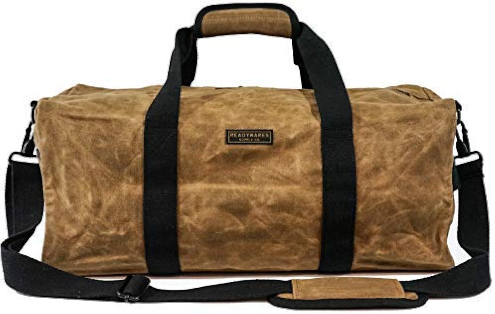 Readywares Waxed Canvas Duffel Bag, Classic Design, Great for Clothes, Tools, and Travel (20", Tan) | Amazon (US)