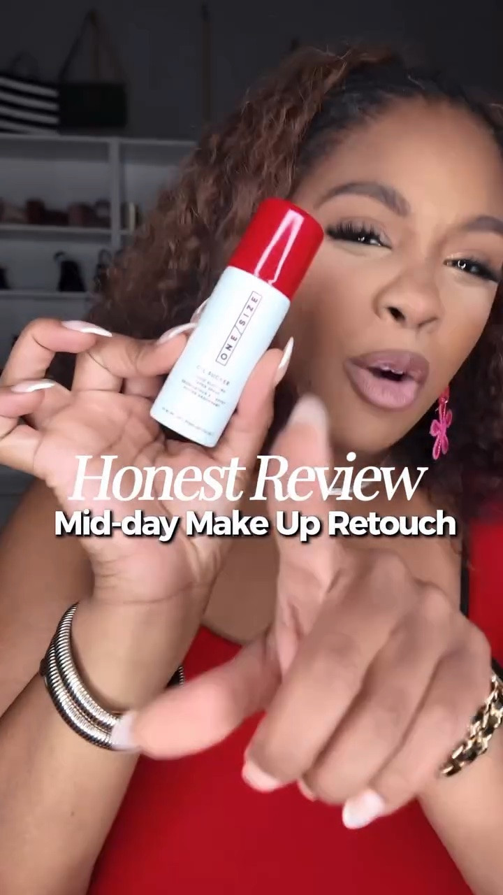 Part 2: WATCH UNTIL THE END! It is only 1 thing I would have changed about my @sephora run to get the NEW @onesize Oil Sucker Liquid Blotting Paper Touch Up Spray ….comment “NEED” for the direct link 🔗  #beauty #onesizebeauty #honestreview #makeuplover #sephora
