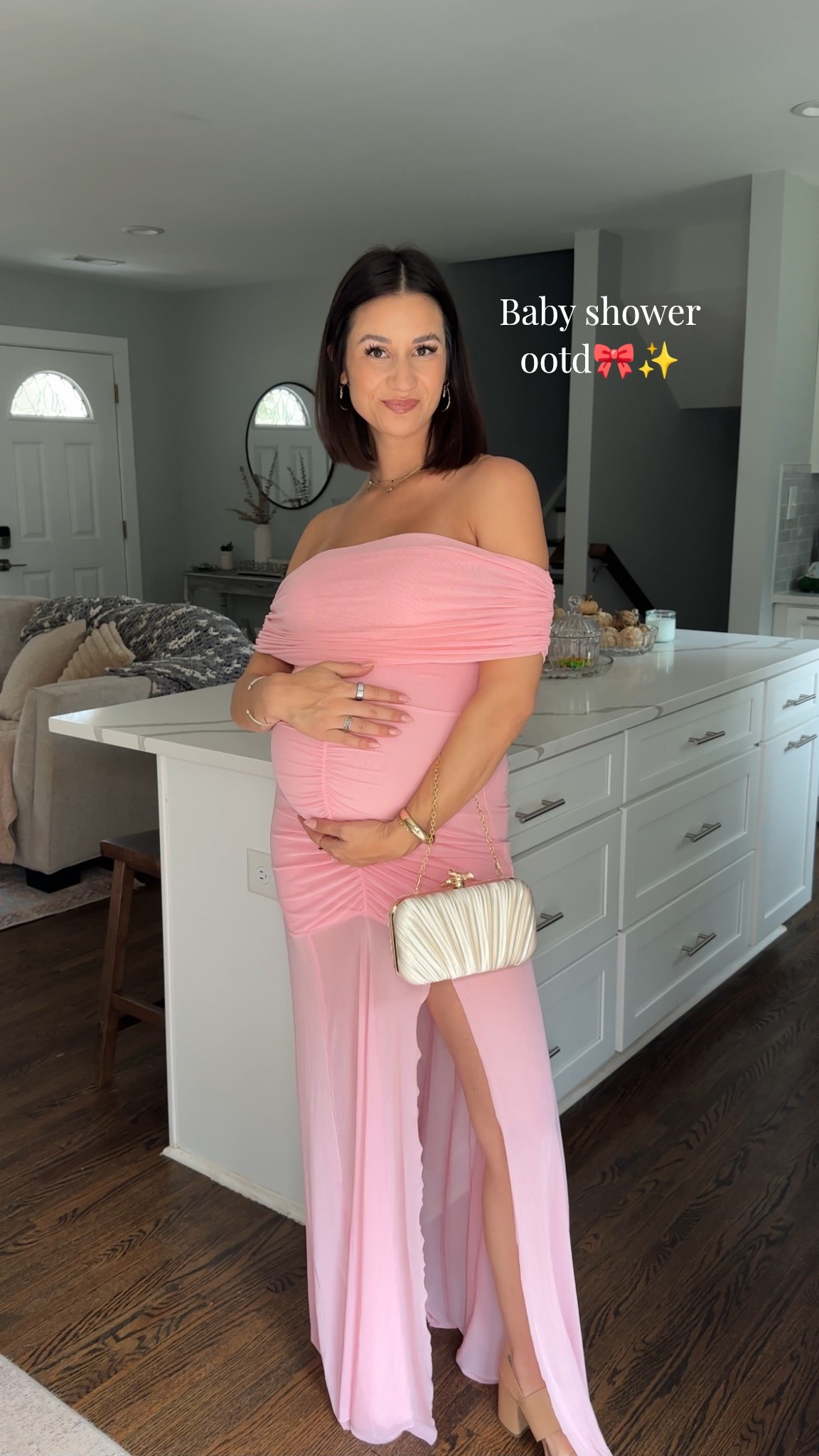 Showering baby girl🎀🩷
Sized up 2 sizes from my pre-pregnancy size in dress!

#LTKBaby #LTKBump #LTKFindsUnder100