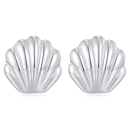LILIE&WHITE Seashell Stud Earrings For Women Gold Earrings Seashore Earrings Nautical Jewelry For... | Amazon (US)