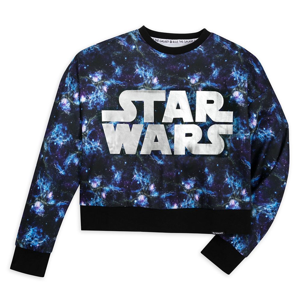 Star Wars Galaxy Cropped Pullover Top for Women by Her Universe | Disney Store
