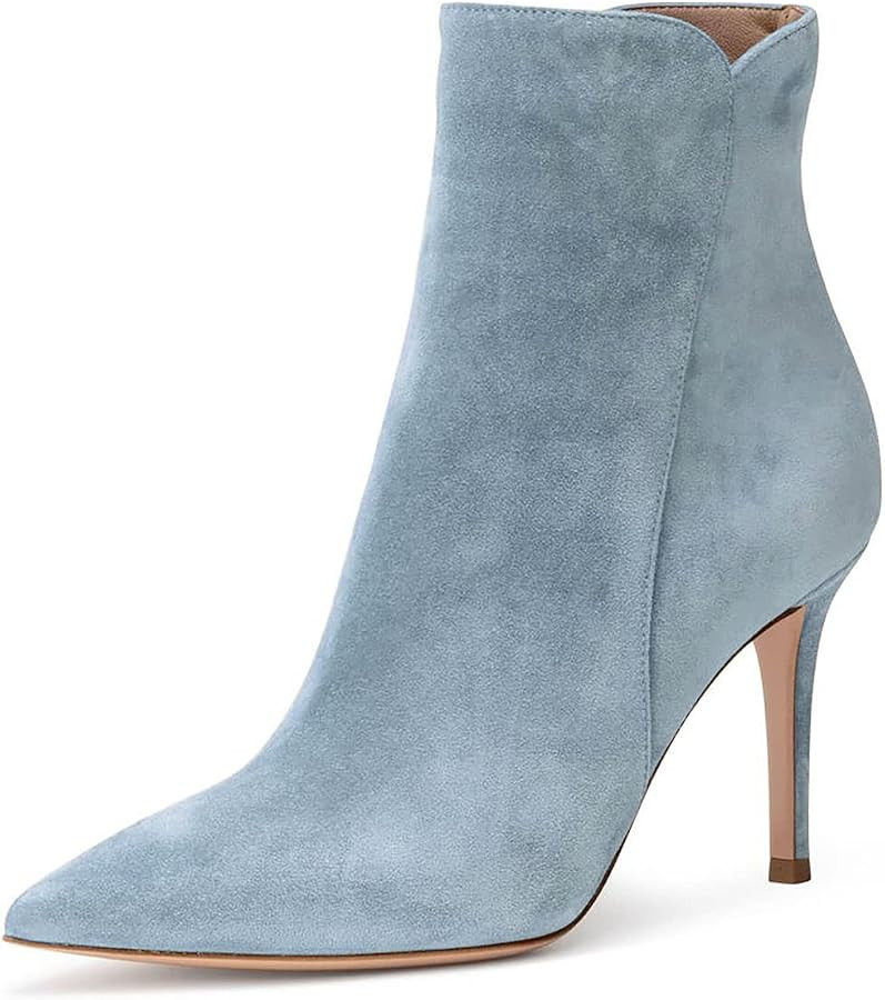 Women's Heeled Ankle Boots Stiletto High Heel Booties Pointed Toe Comfortable Sexy Classic Short ... | Amazon (CA)