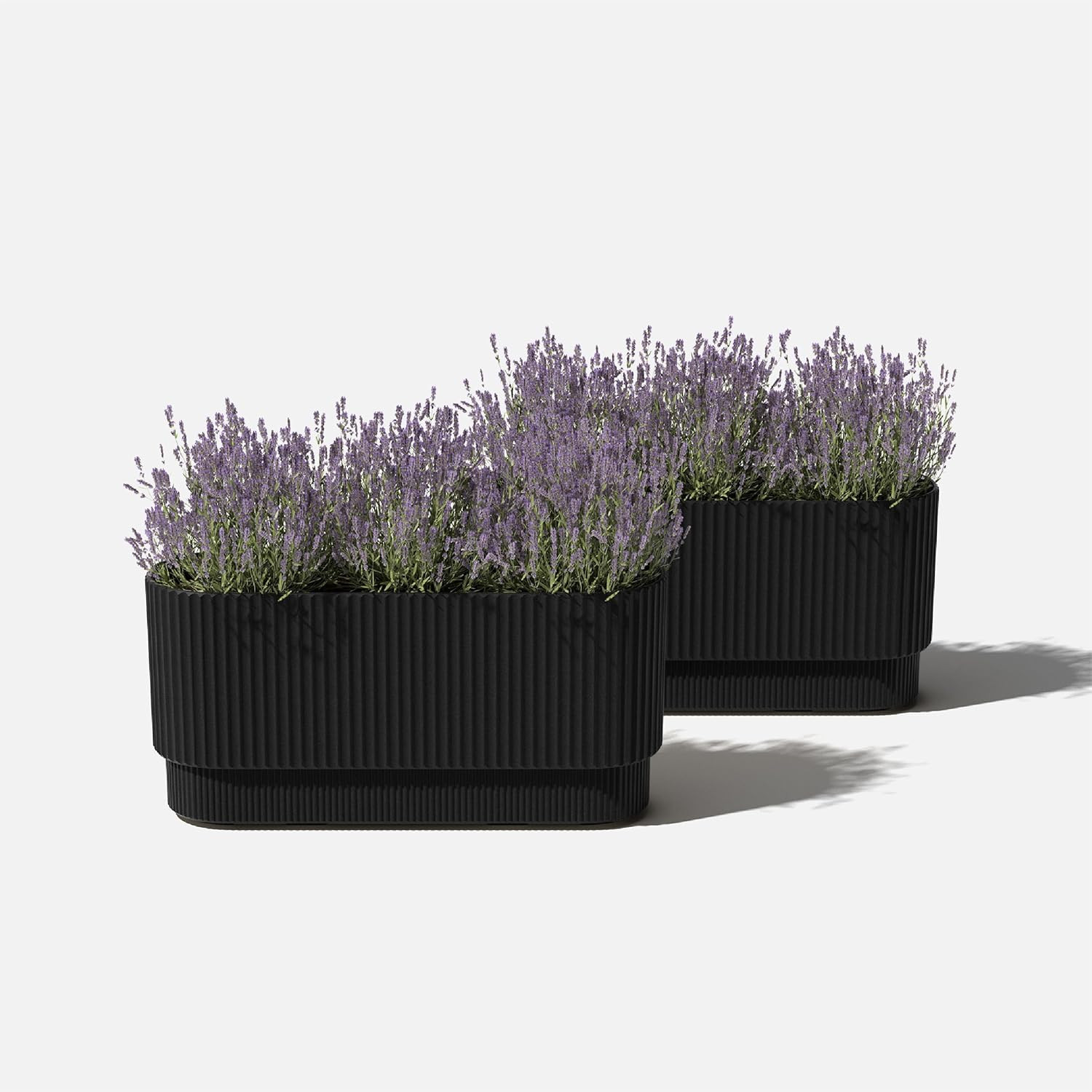 Veradek Demi Series Long Planter for Porch, Patio, Backyard | Durable Plastic-Concrete Material |... | Amazon (US)
