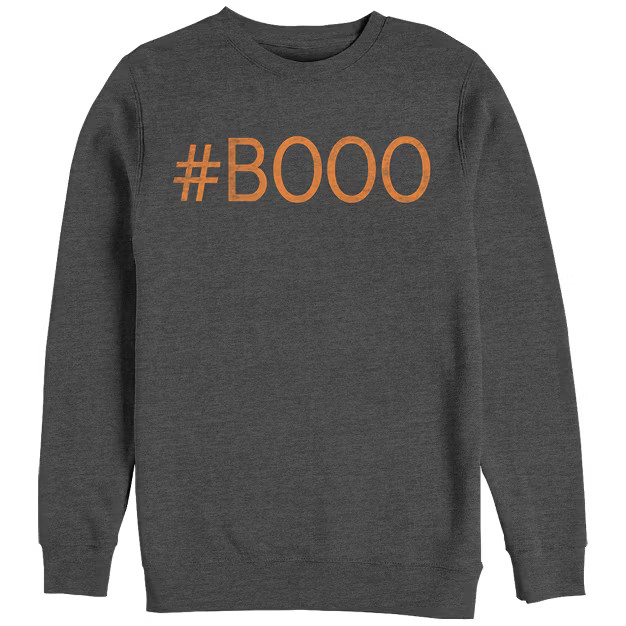 Women's CHIN UP Halloween Hashtag Boo Sweatshirt | Target