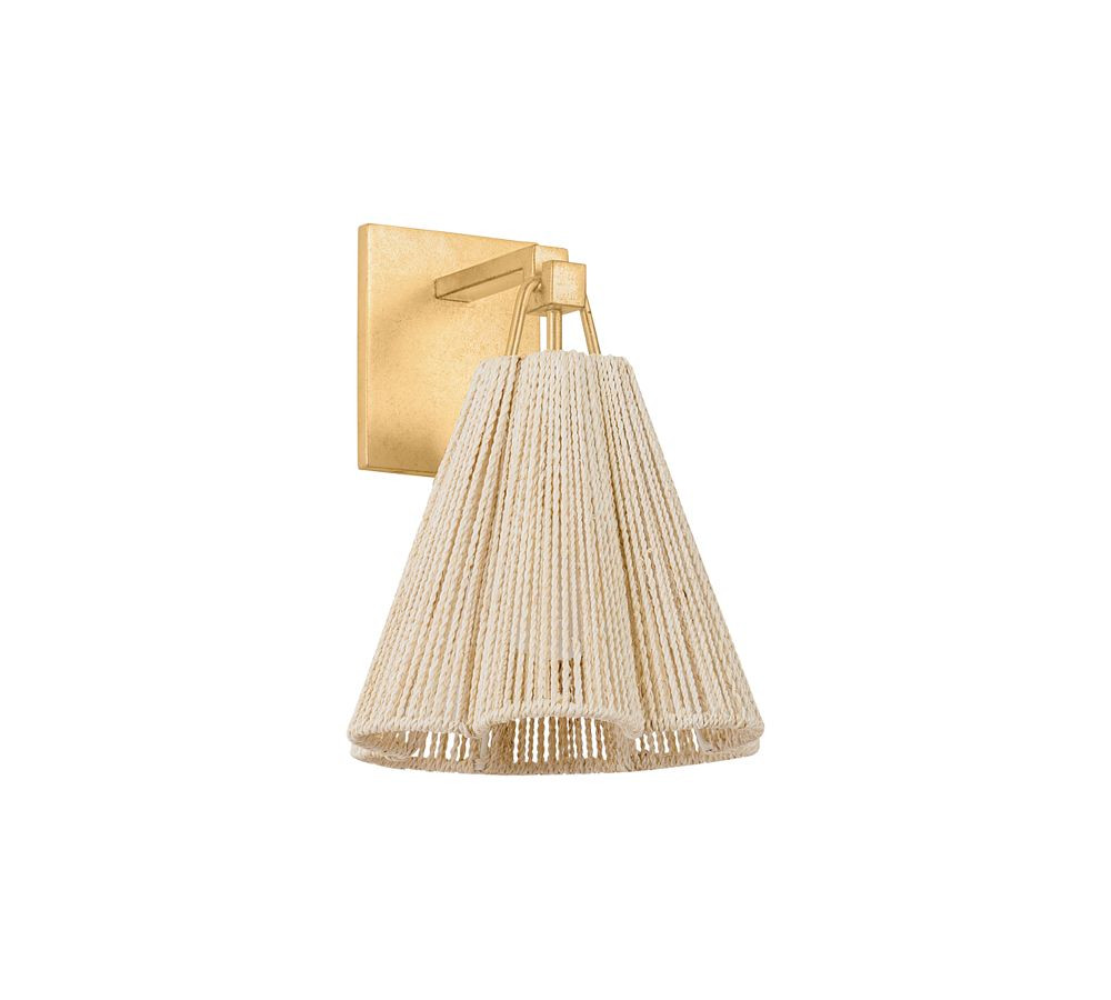 Kylie Abaca Rope Sconce (10") | Pottery Barn (US)
