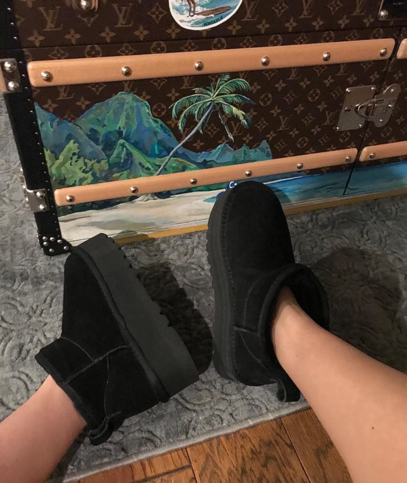 Project Cloud Mini Platform Boots for Women - Ankle Boot Fur Lined Genuine Suede Cozy Platform + ... | Amazon (US)