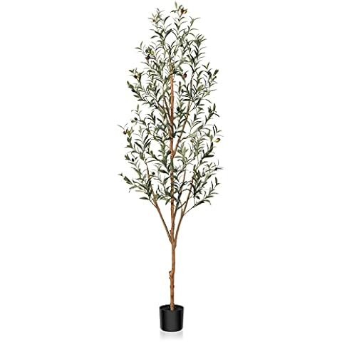 Nearly Natural 82” Olive Artificial Silk Trees Green | Amazon (US)