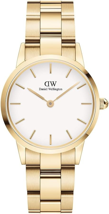 Daniel Wellington Iconic Watch Gold Stainless Steel (316L) | Amazon (US)