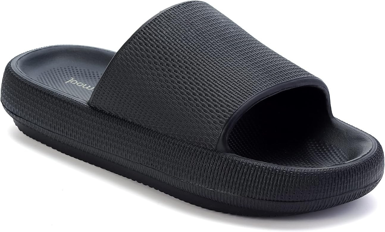 Joomra Pillow Slippers for Women and Men Non Slip Quick Drying Shower Slides Bathroom Sandals | U... | Amazon (US)